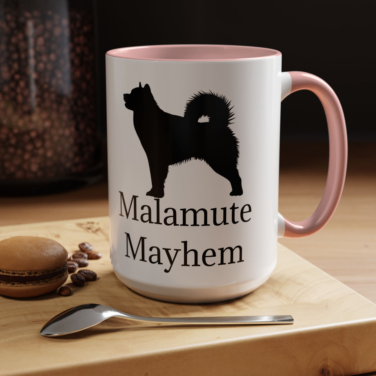 Malamute Mayhem 2-Tone Coffee Mug