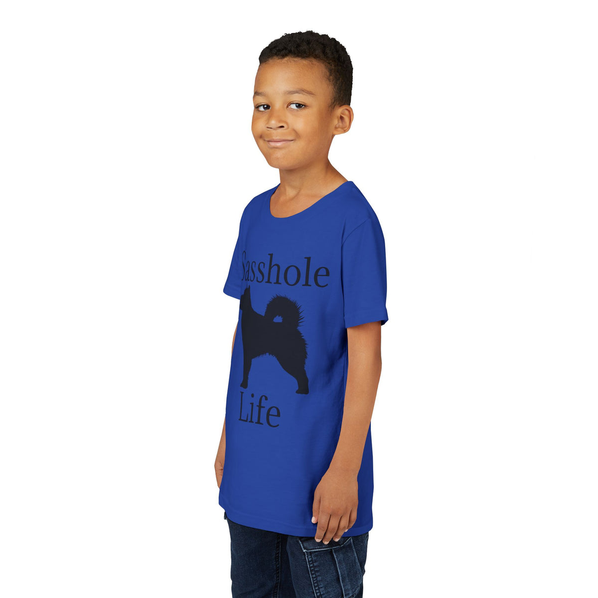 Sasshole Life Youth Unisex Short Sleeve Crewneck Tee