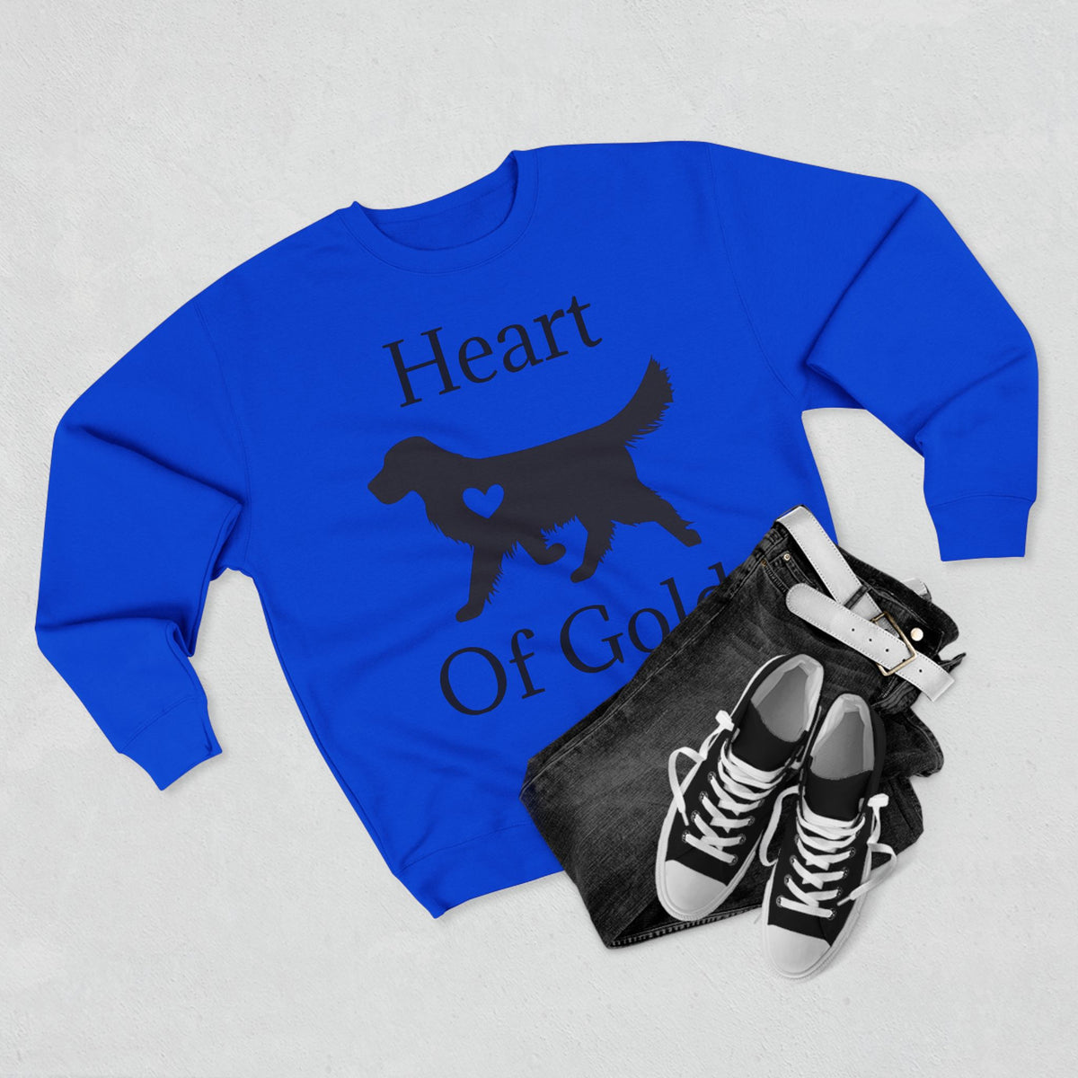 Heart Of Gold Unisex Crewneck Sweatshirt