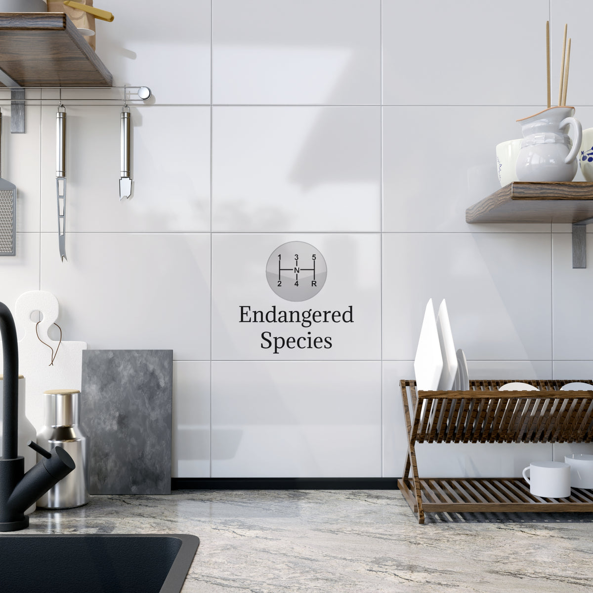 Endangered Species Ceramic Photo Tile