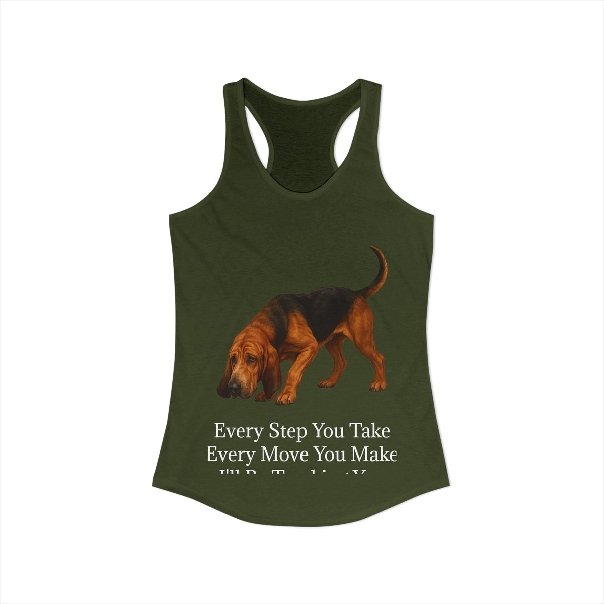 Tracking You Women's Racerback Tank