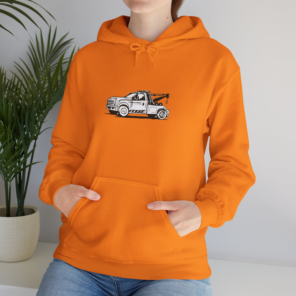 Wheel Lift Tow Truck Unisex Hoodie