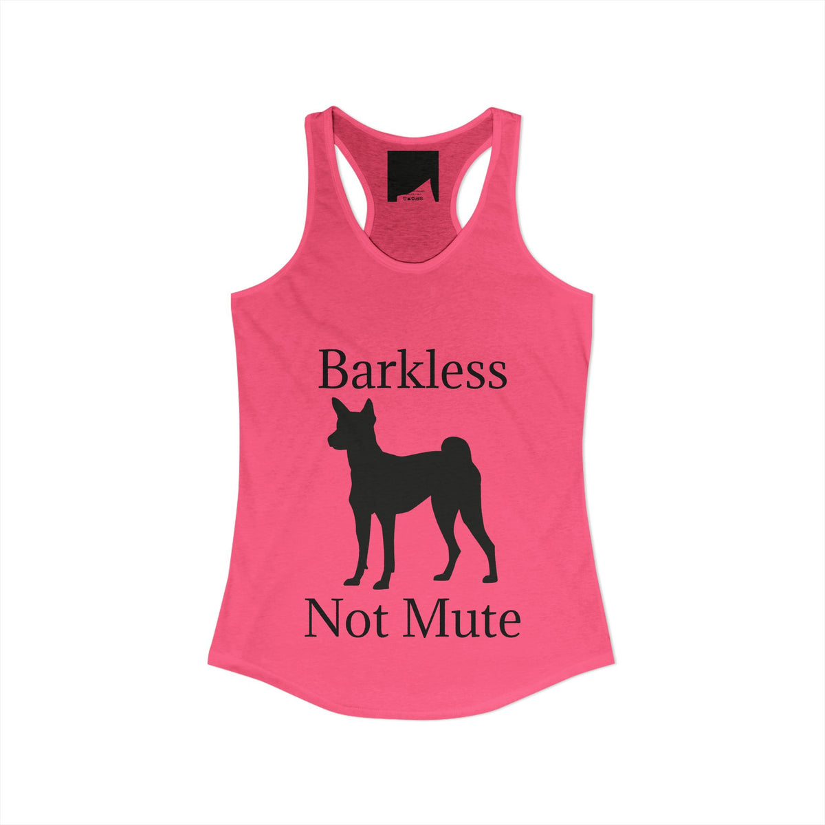 Barkless Not Mute Women's Racerback Tank