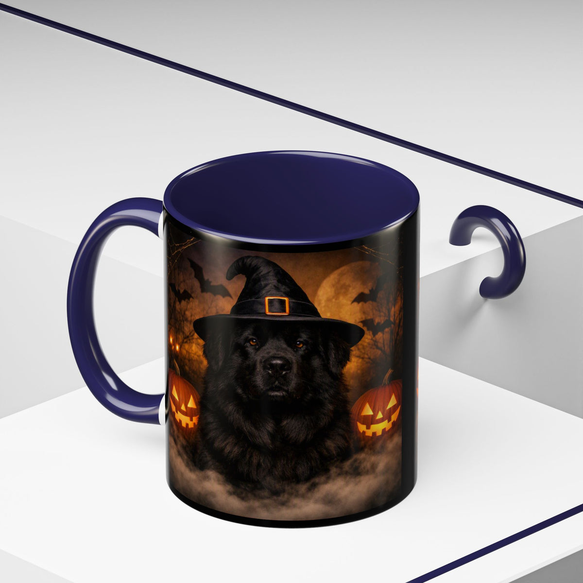 Witch Hat Pack Newfie 2-Tone Coffee Mug