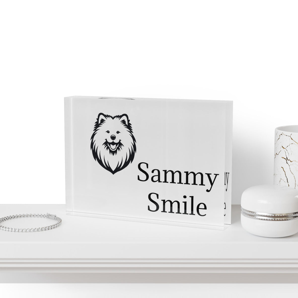 Sammy Smile Acrylic Photo Block