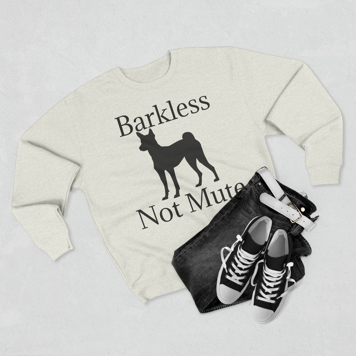 Barkless Not Mute Unisex Crewneck Sweatshirt