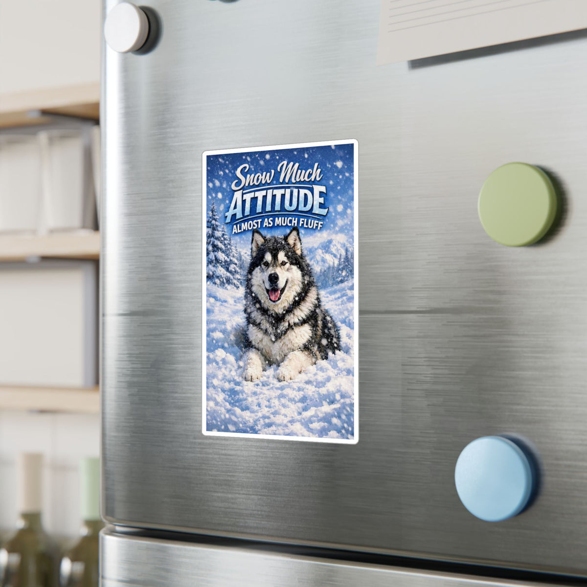 Snow Much Attitude Vinyl Decal