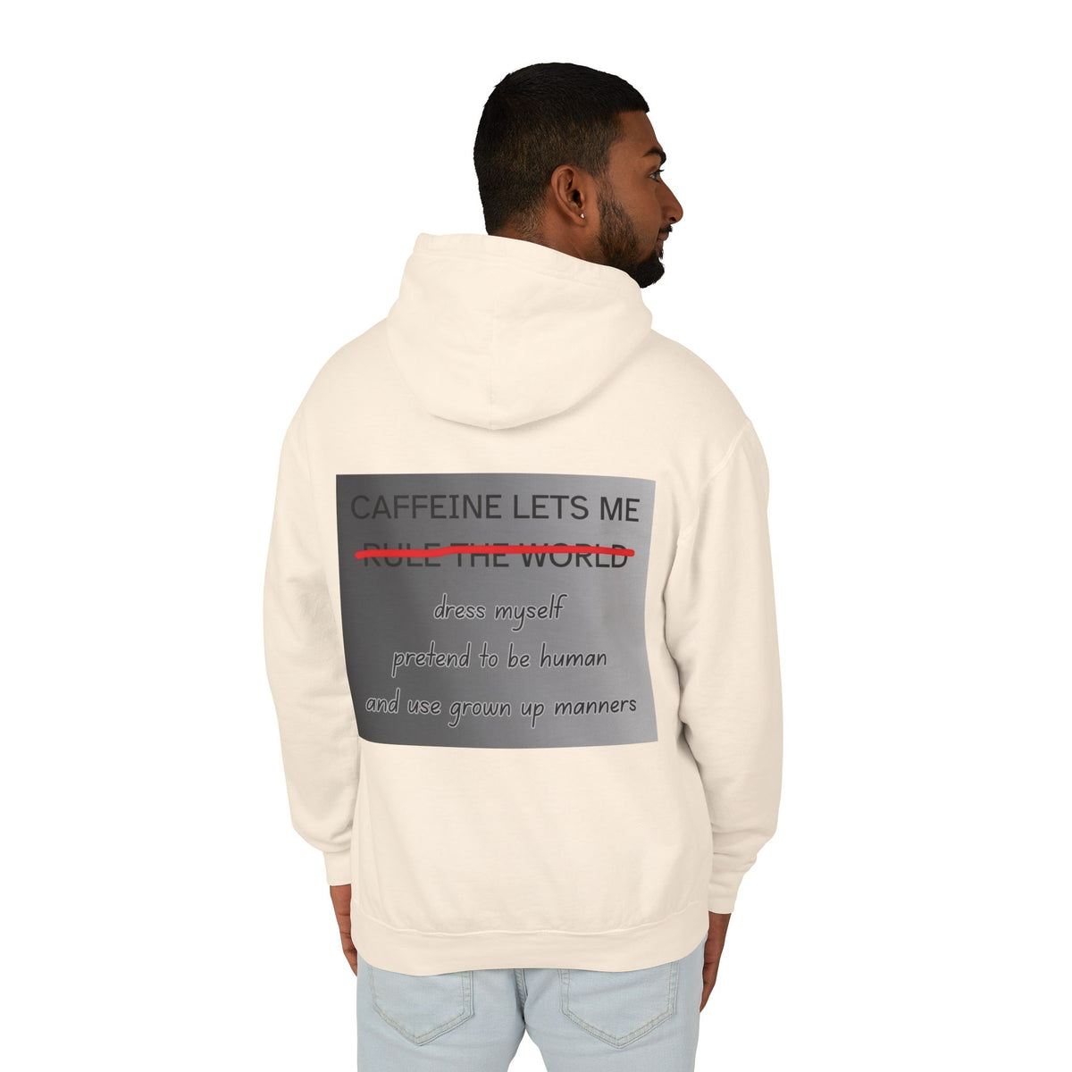 Caffiene Lets Me Unisex Lightweight Hoodie