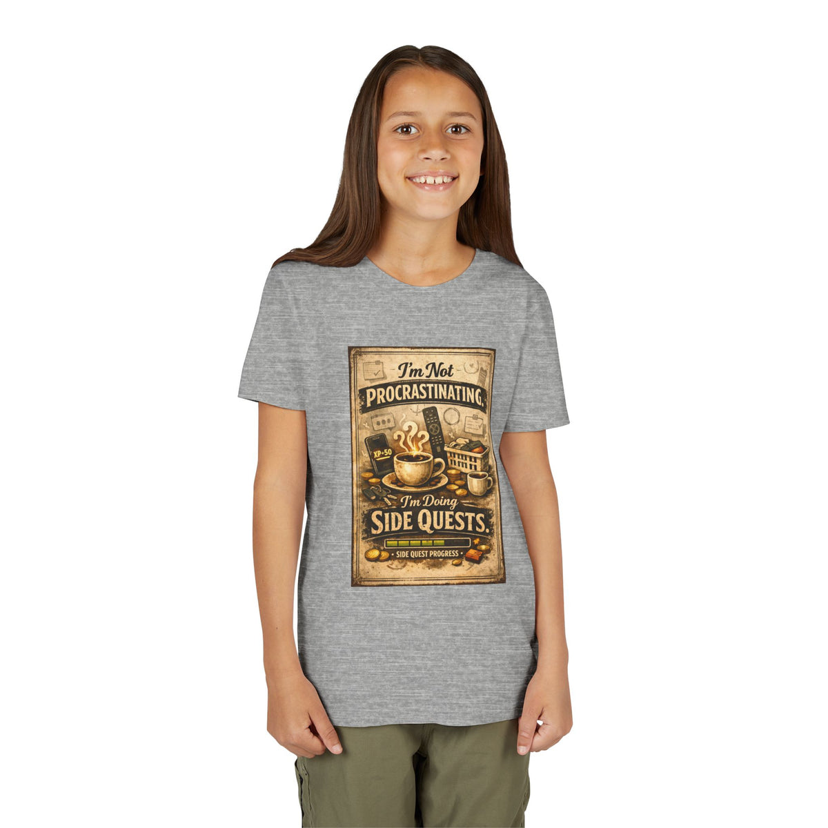 Procrastinating Youth Unisex Short Sleeve Crewneck Tee