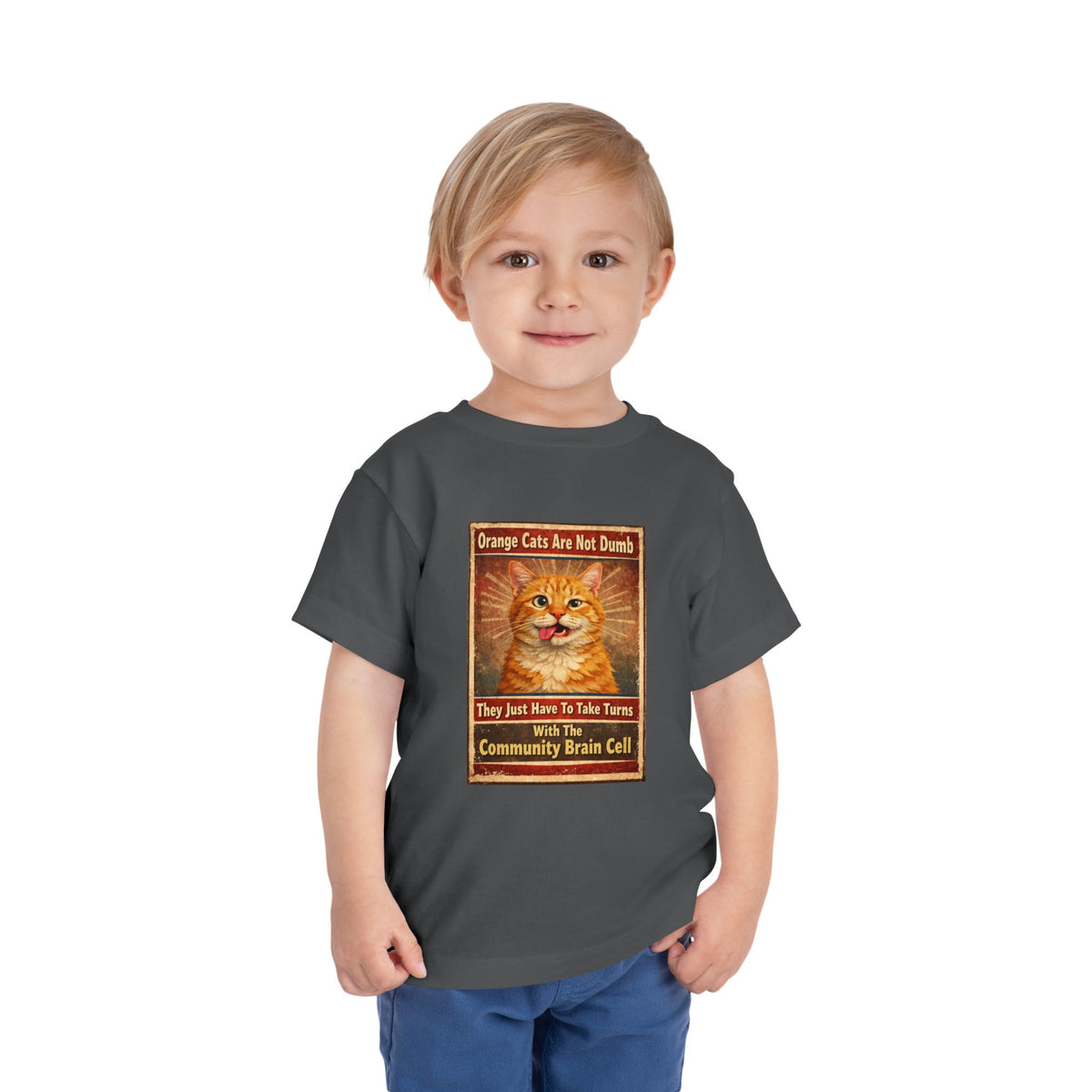Community Brain Cell Toddler Unisex Short Sleeve Crewneck Tee