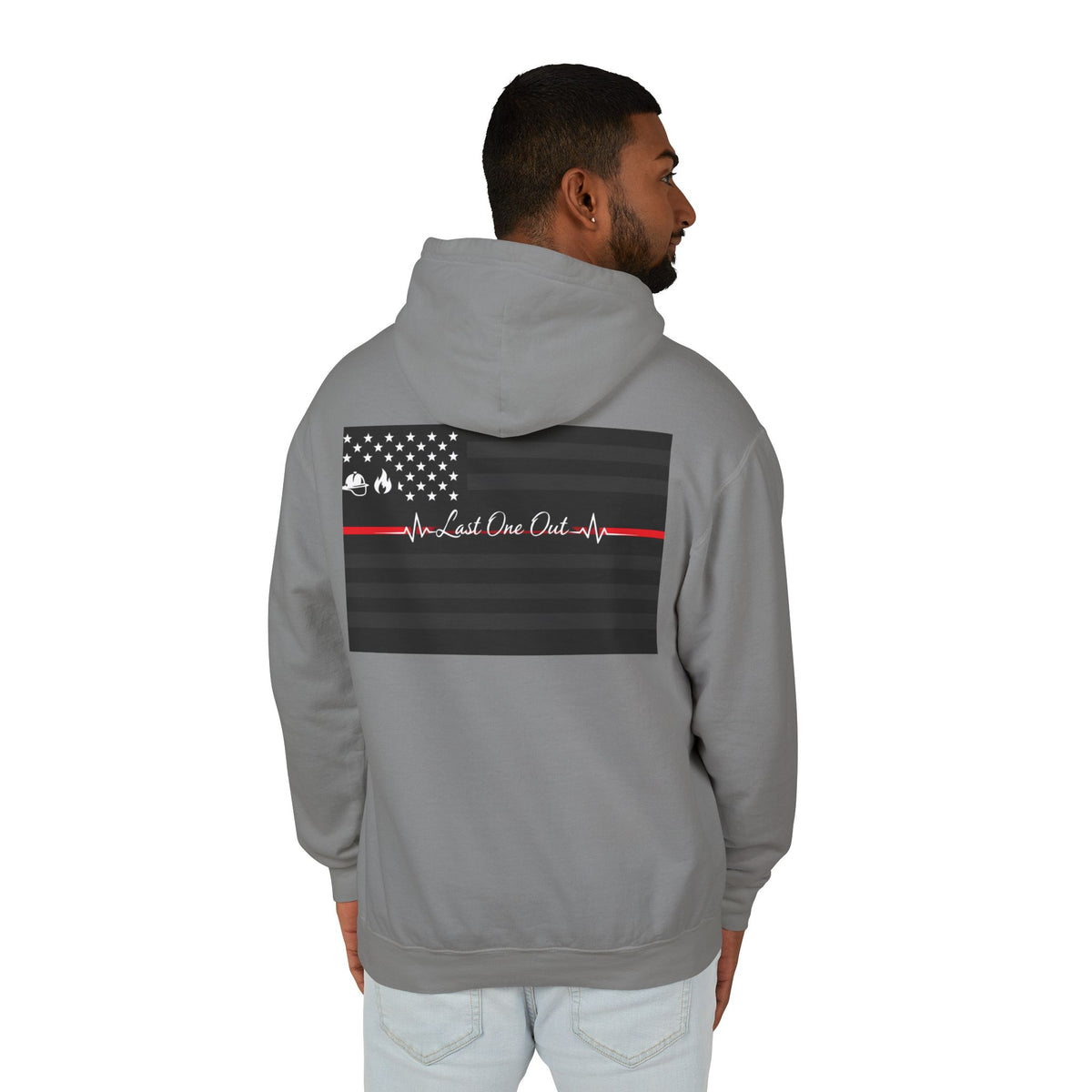 Thin Red Line Unisex Lightweight Hoodie