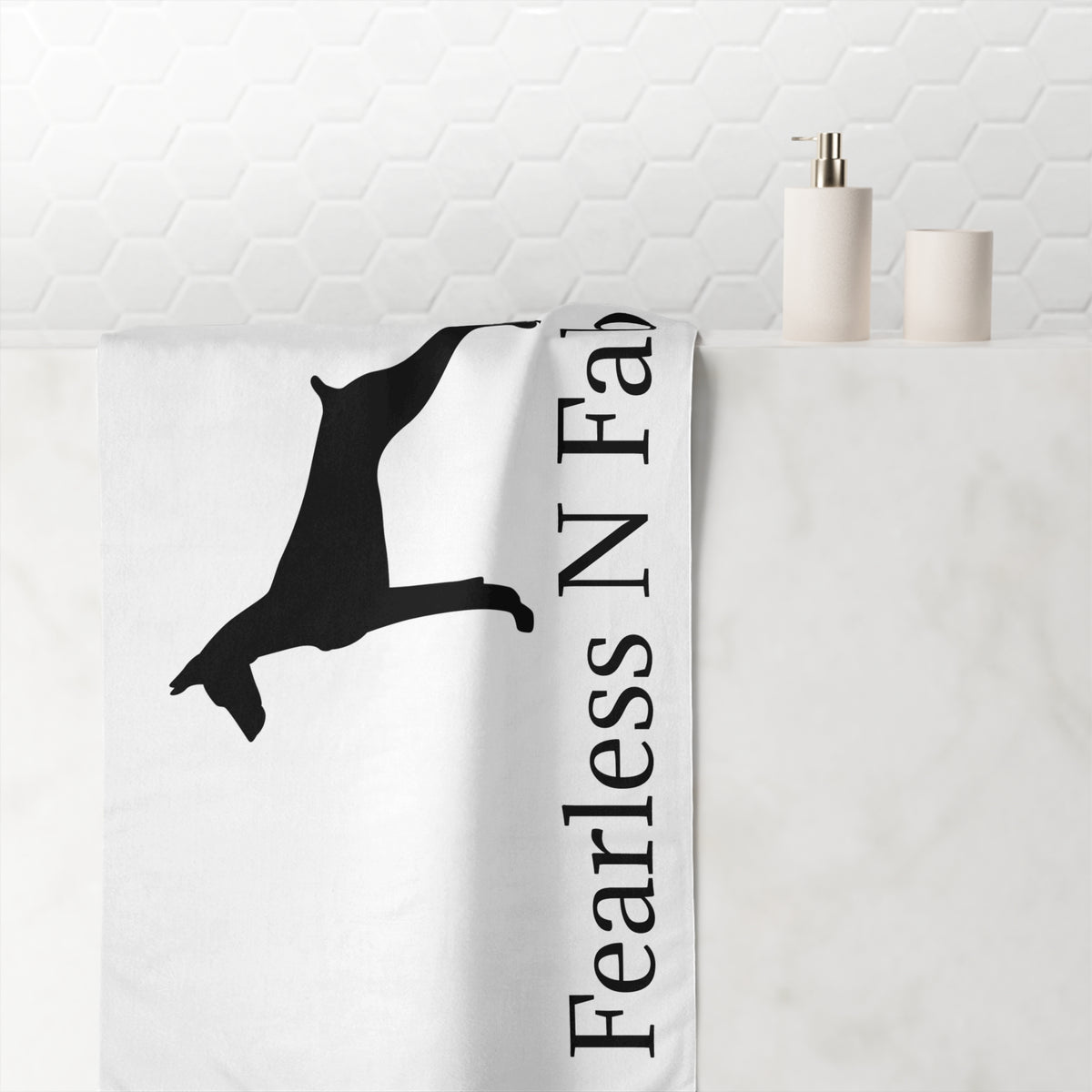 Fearless N Fabulous Mink-Cotton Beach Towel