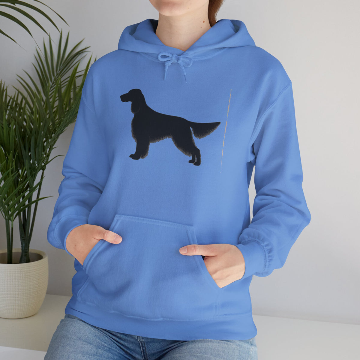 English Setter Silhouette Unisex Hoodie