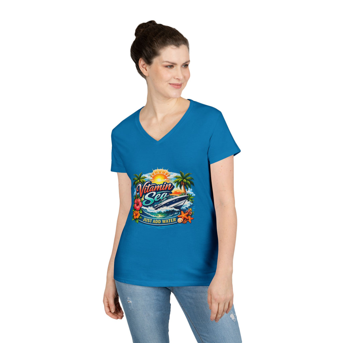 Vitamin Sea Women's V-Neck Tee