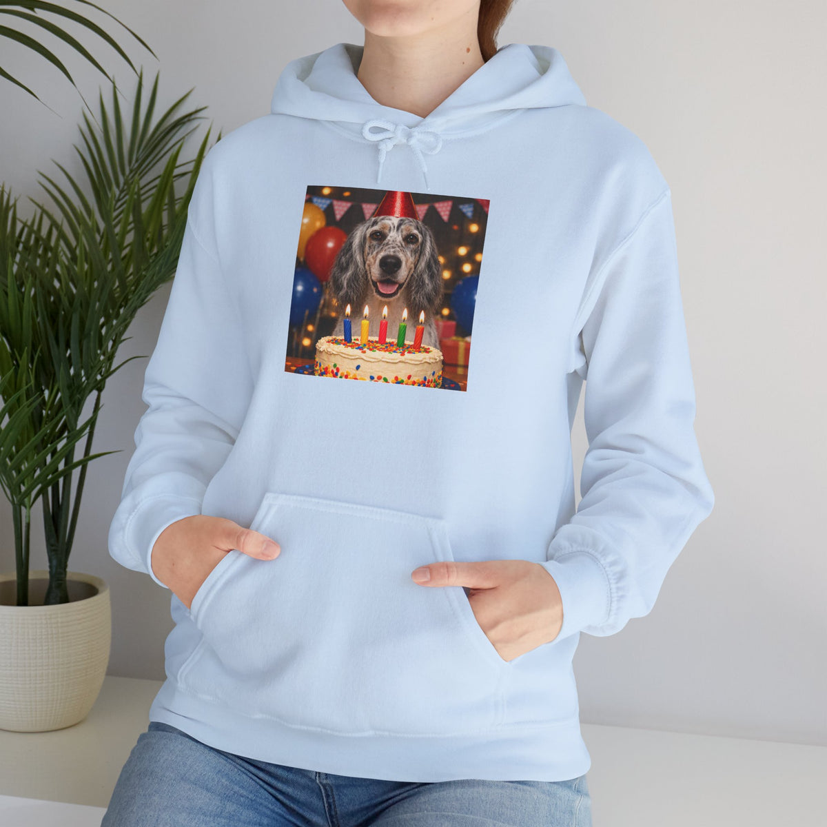Birthday Buddy English Setter Unisex Hoodie
