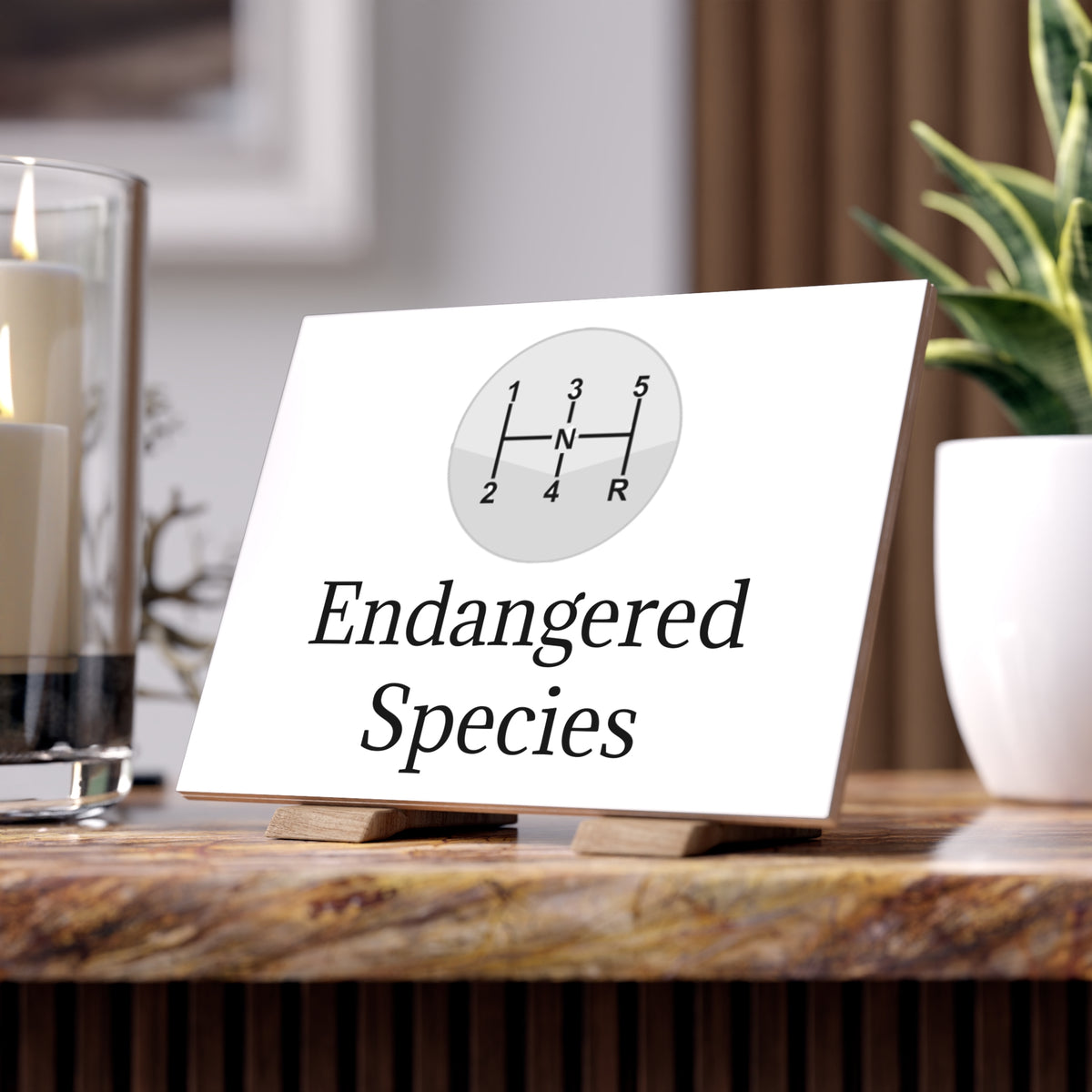 Endangered Species Ceramic Photo Tile