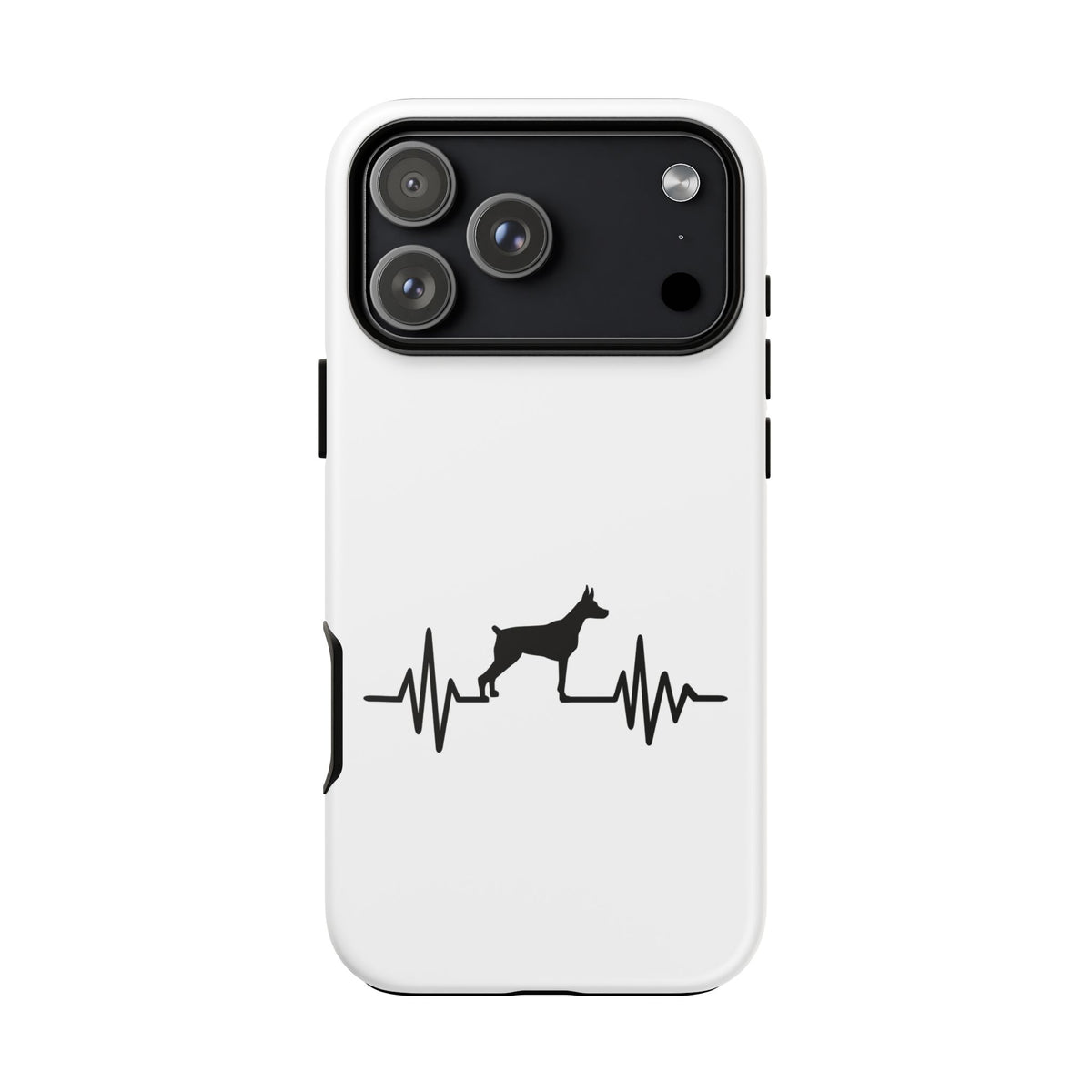 My Heart Beats For Dobermans iPhone Case