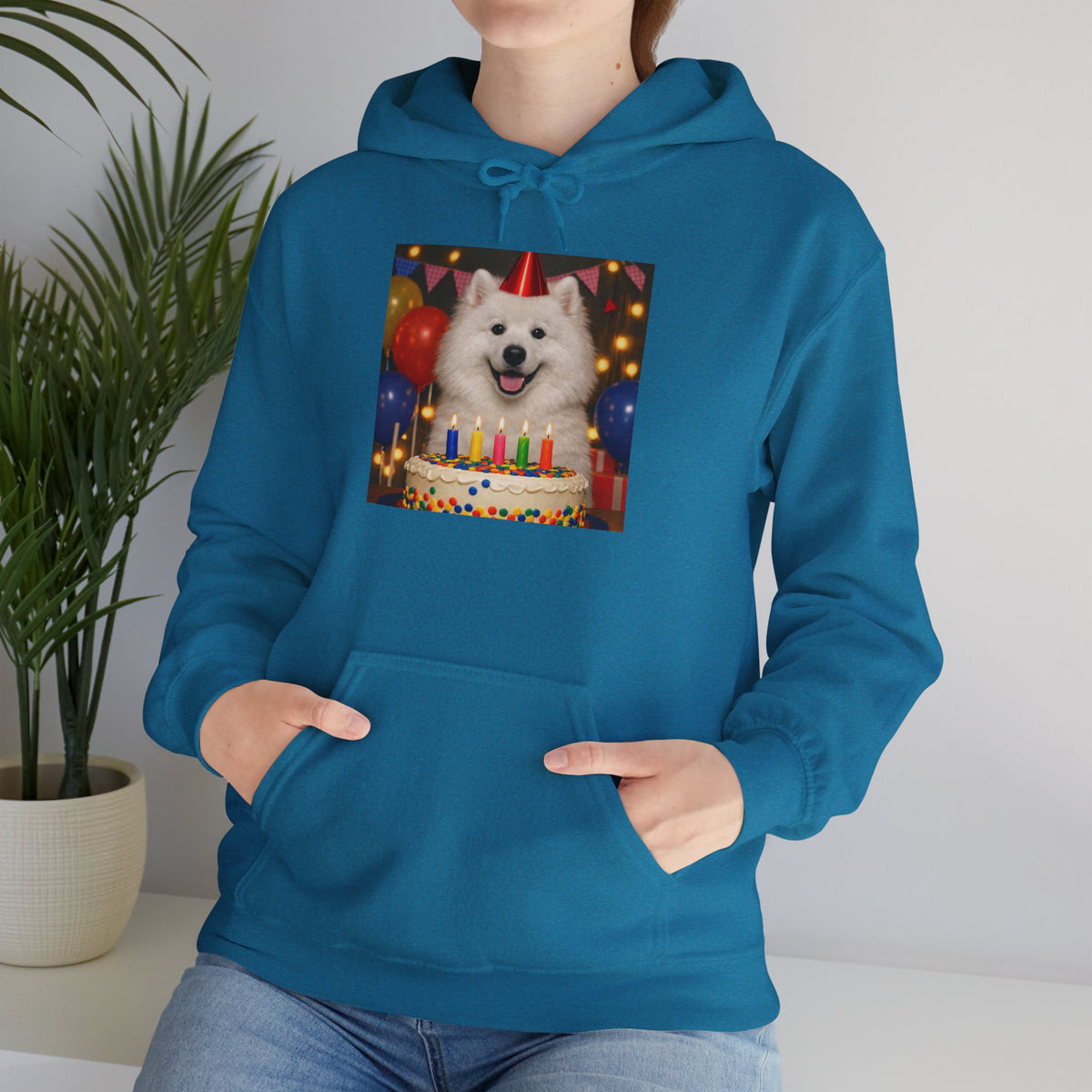 Birthday Buddy Samoyed Unisex Hoodie