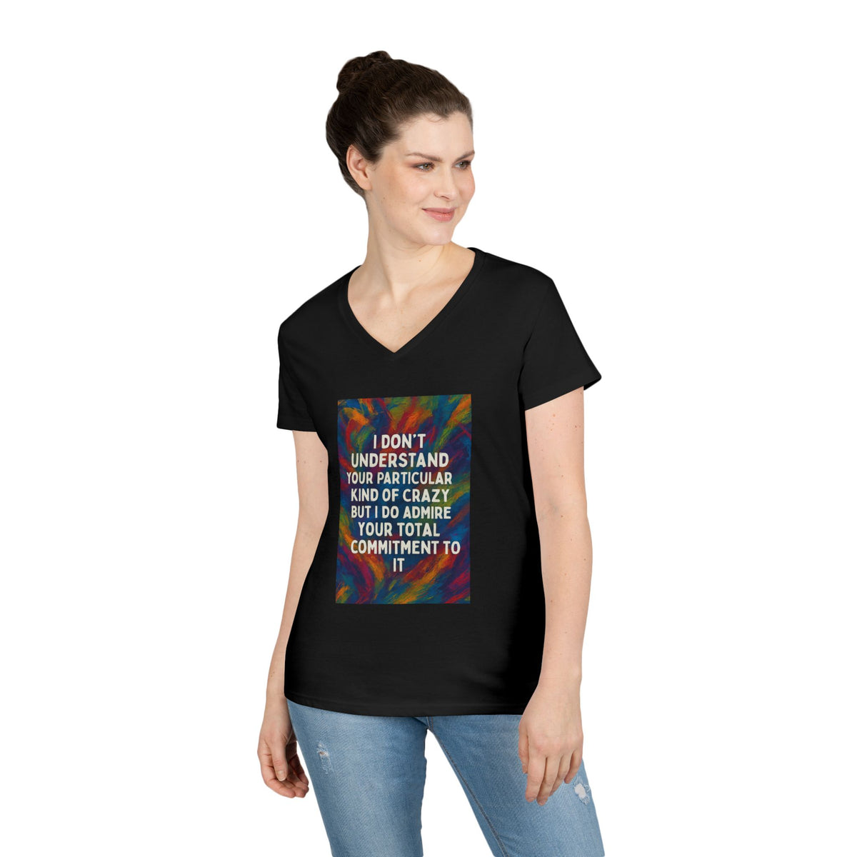 Kind Of Crazy Women's V-Neck Tee