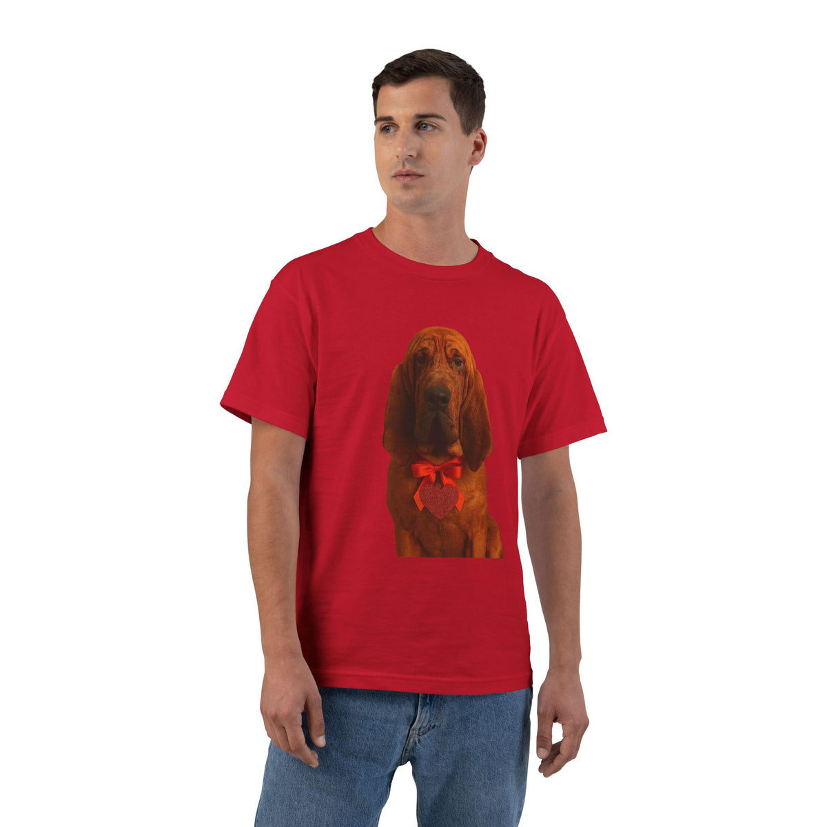 Cupid's Companion Bloodhound Men's Short-Sleeve Crewneck Tee