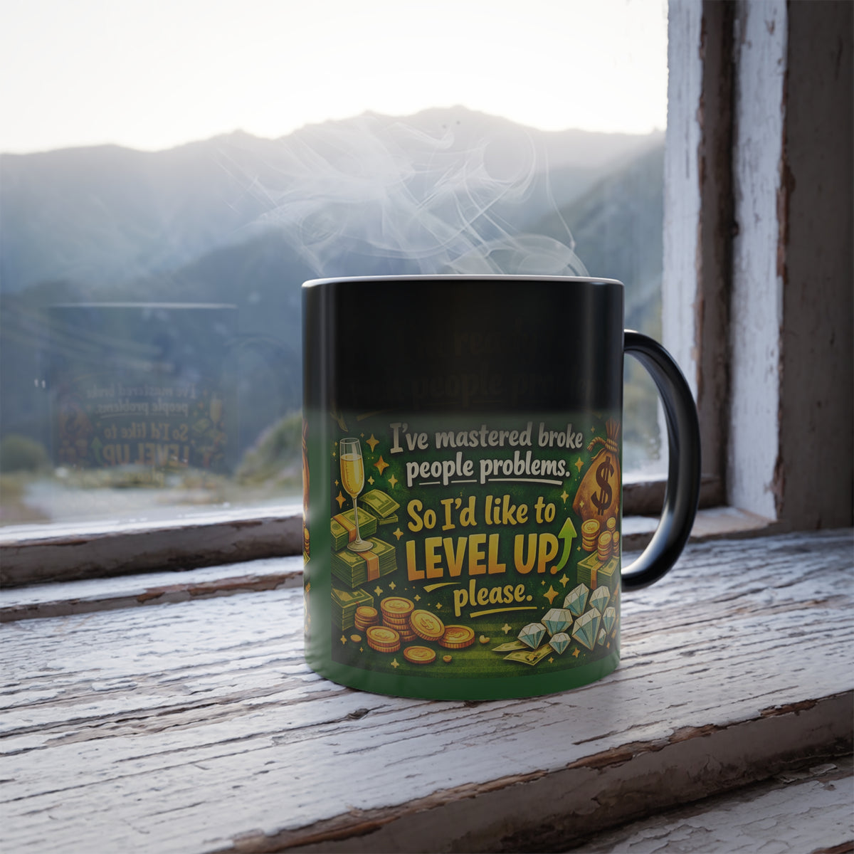 Level Up Color Changing Mug