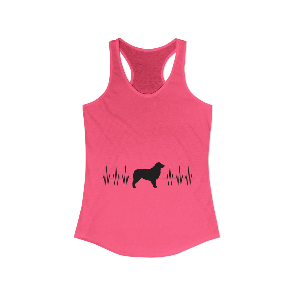 My Heart Beats For Aussies Women's Racerback Tank