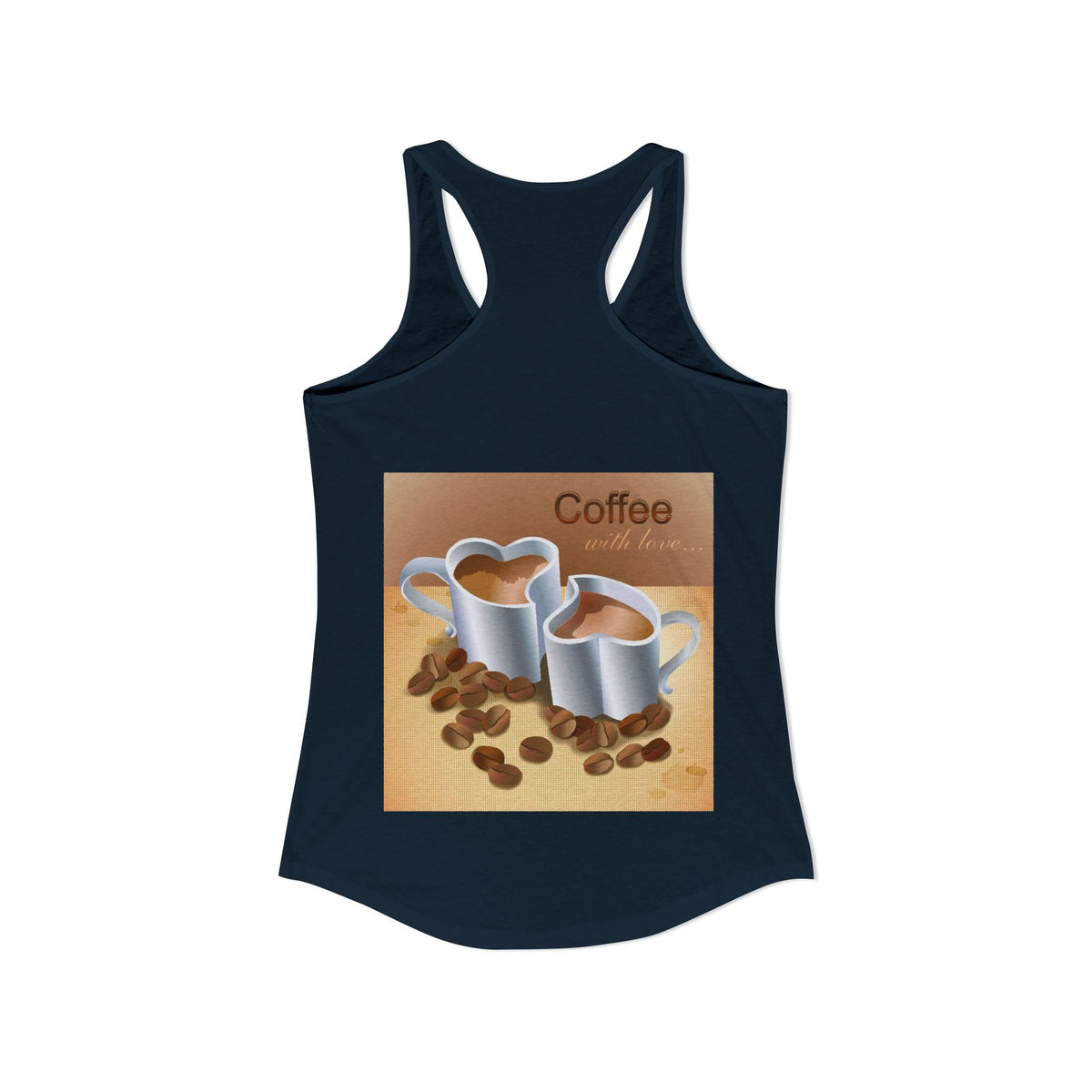 Coffee With Love Women's Racerback Tank