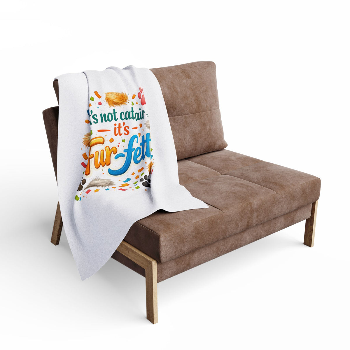 Fur-Fetti Cat Arctic Fleece Blanket