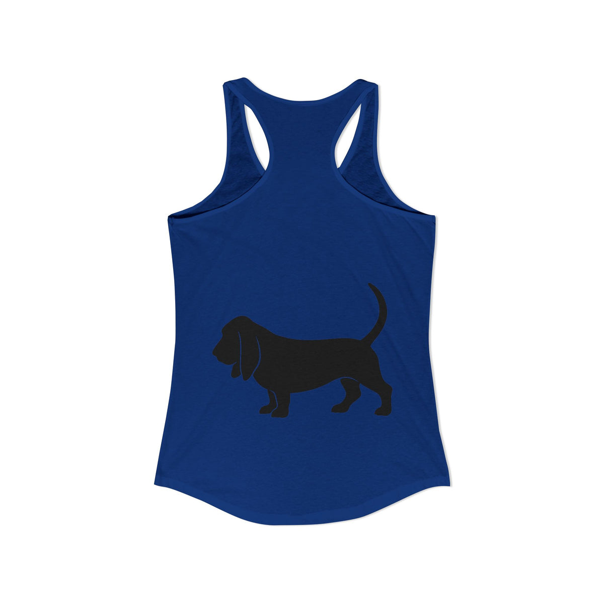 Basset Silhouette Women's Racerback Tank