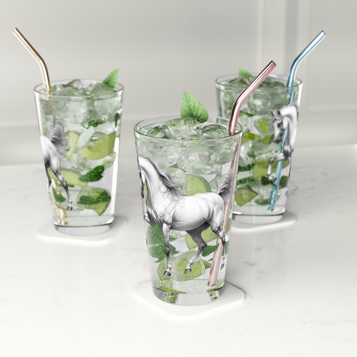 Fancy Pants Drinking Glass