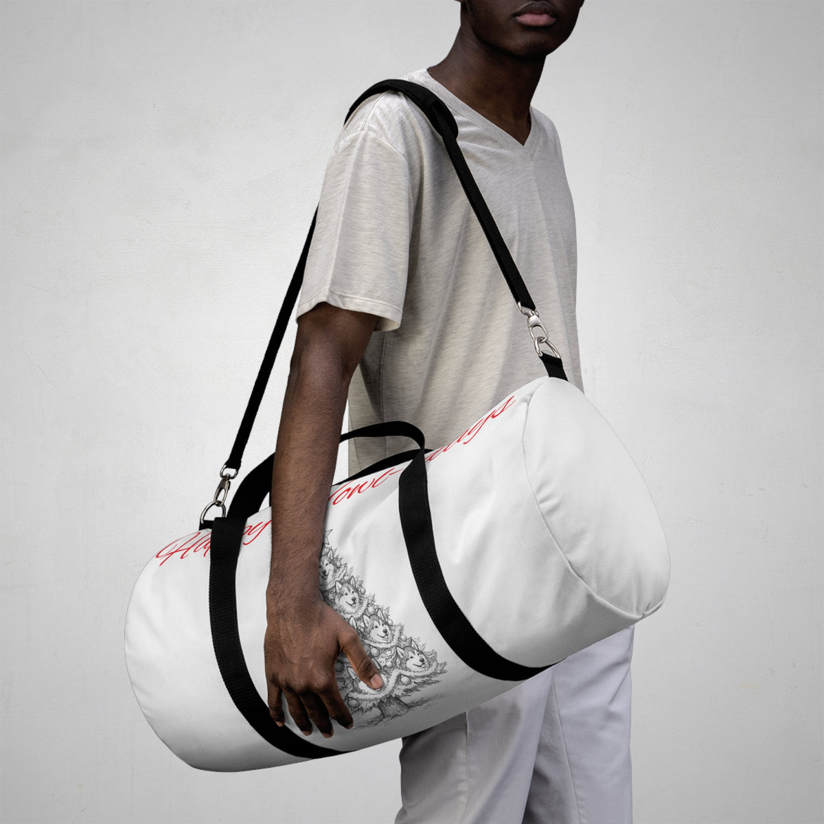 Happy Howl-idays Duffel Bag
