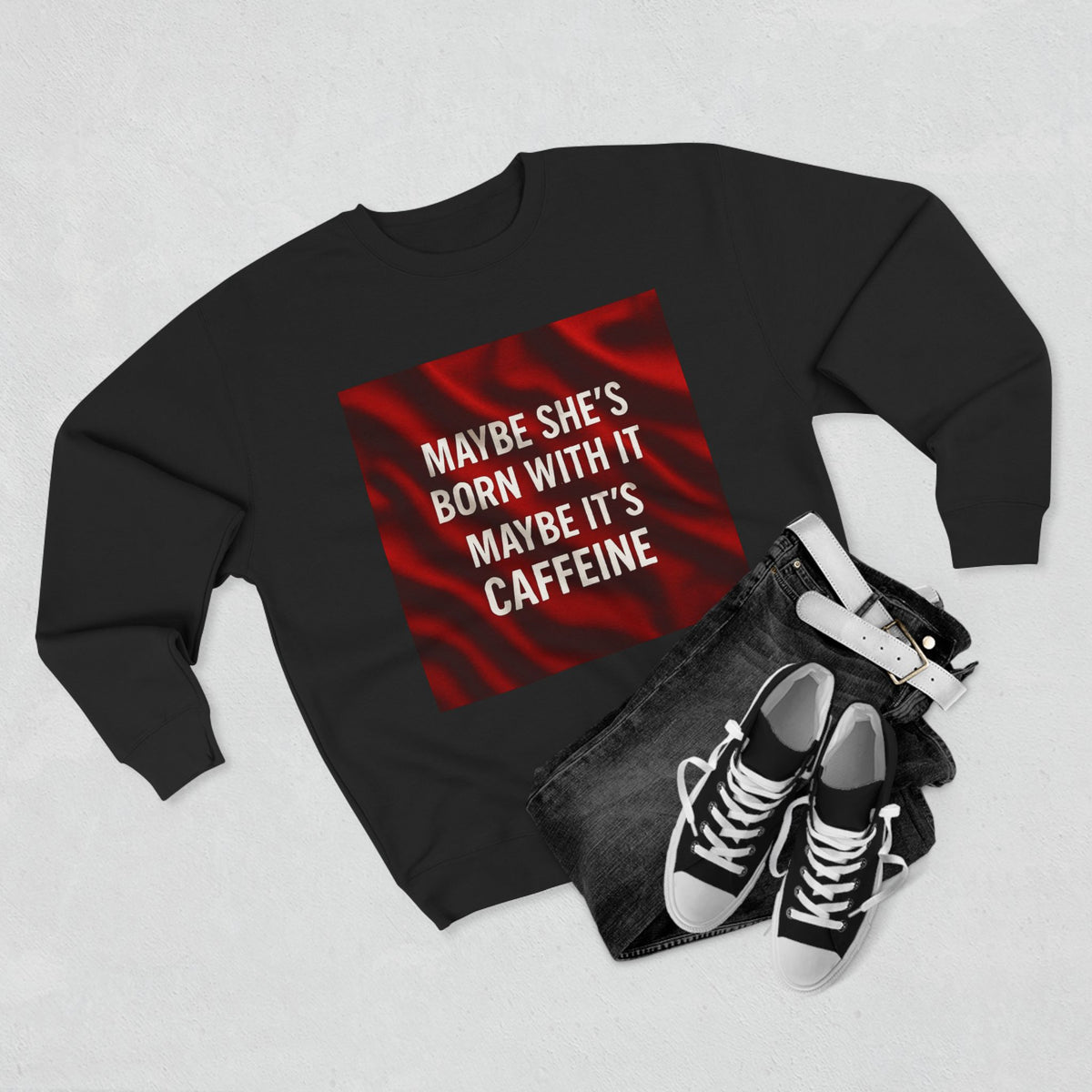 Born With It Unisex Crewneck Sweatshirt