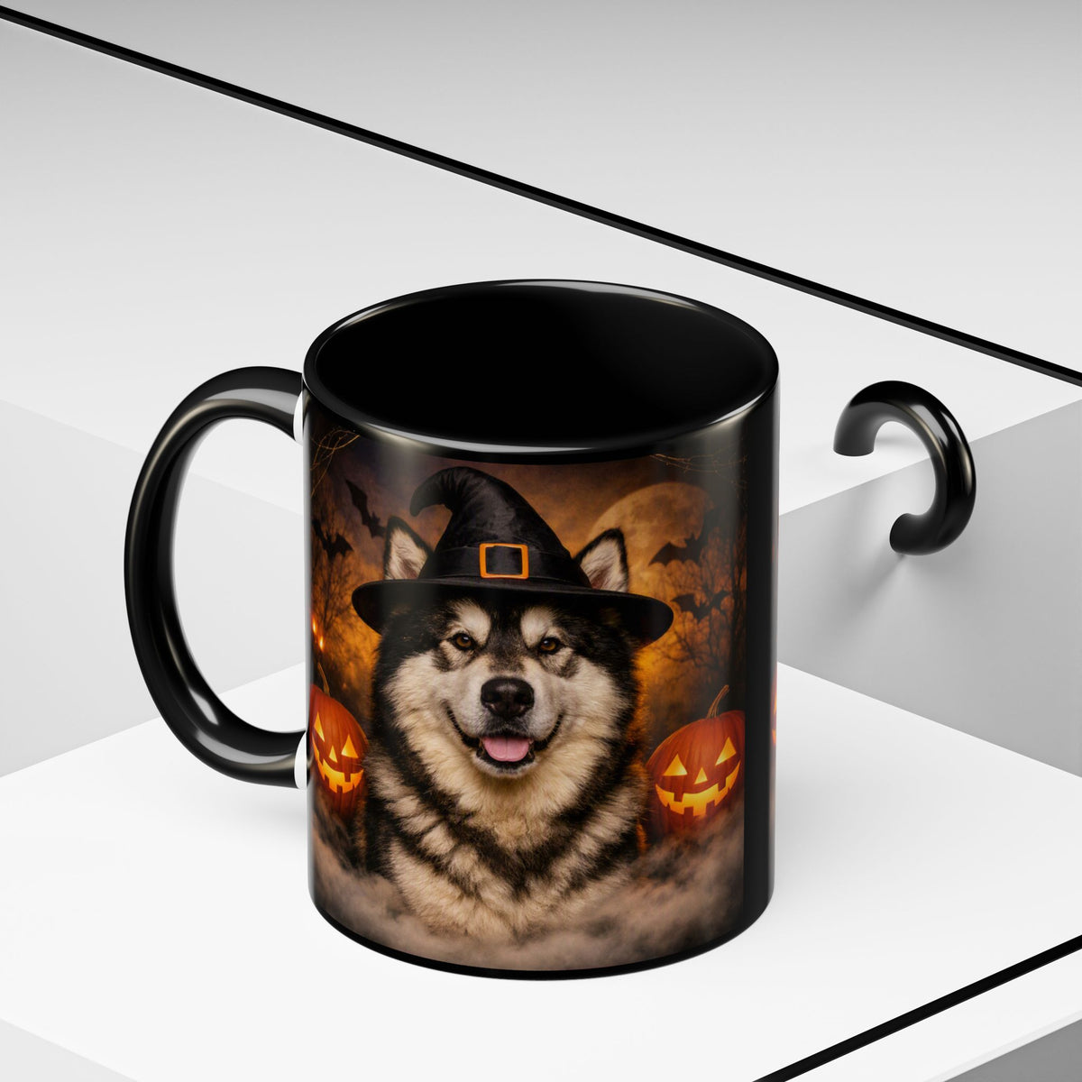 Witch Hat Pack Malamute 2-Tone Coffee Mug