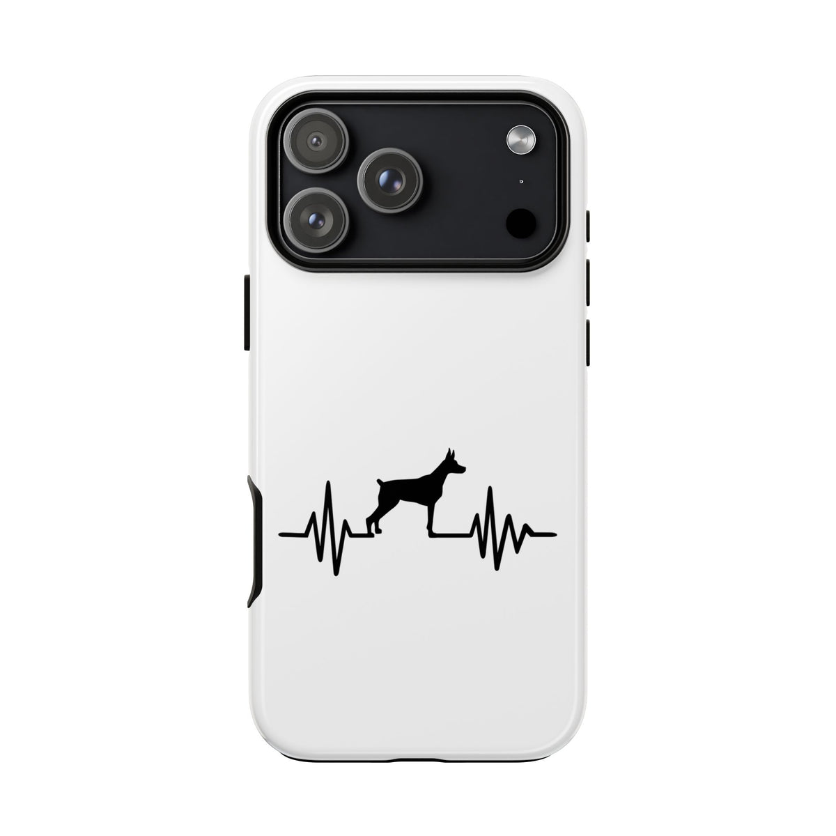 My Heart Beats For Dobermans iPhone Case