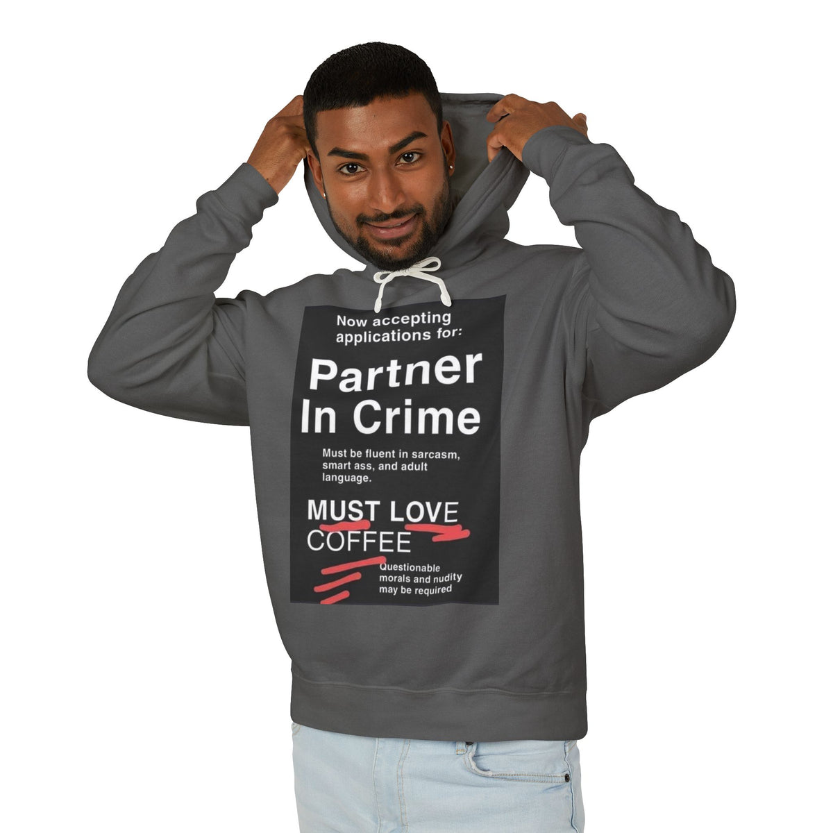Partner In Crime Unisex Lightweight Hoodie