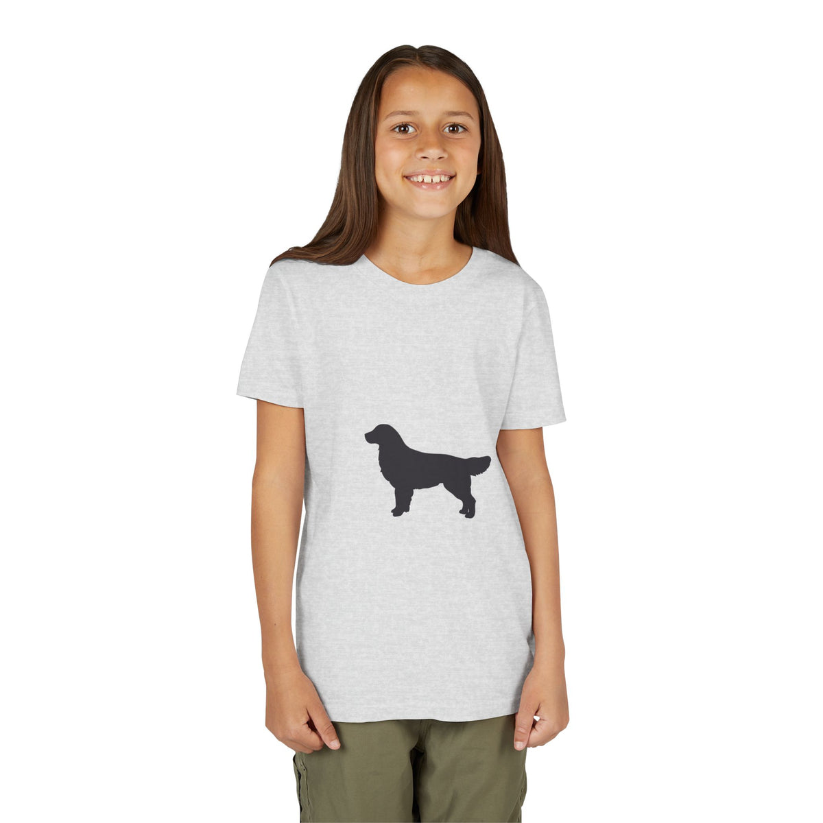 Golden Silhouette Youth Unisex Short Sleeve Crewneck Tee