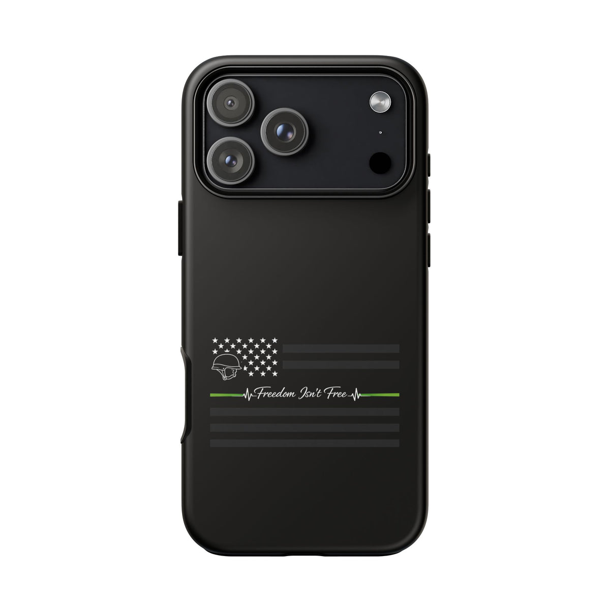 Thin Green Line iPhone Case