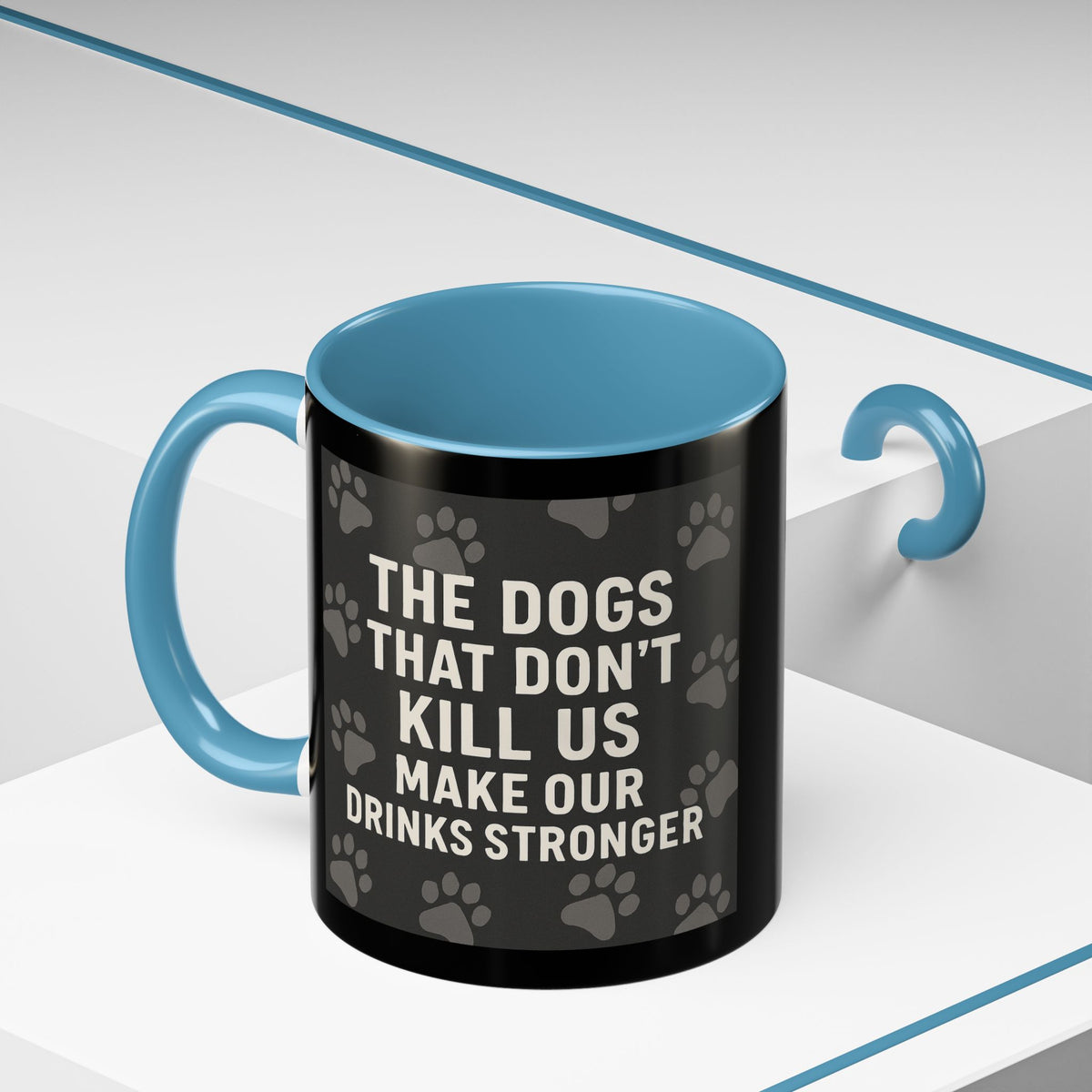 Drinks Stronger 2-Tone Coffee Mug