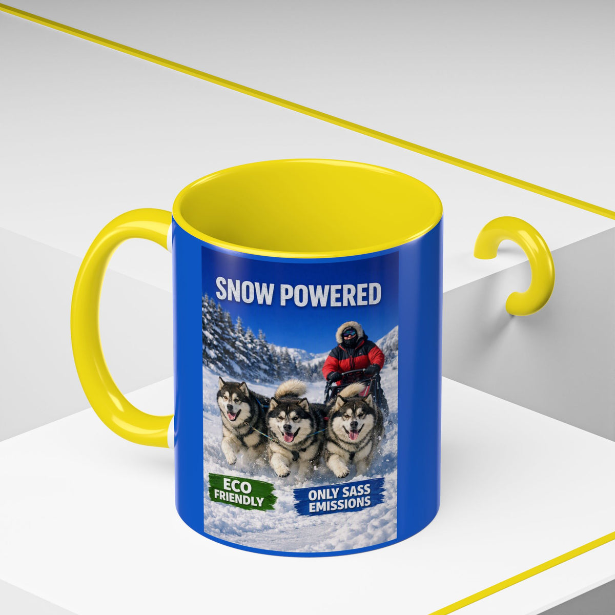 Snow Powered 2-Tone Coffee Mug