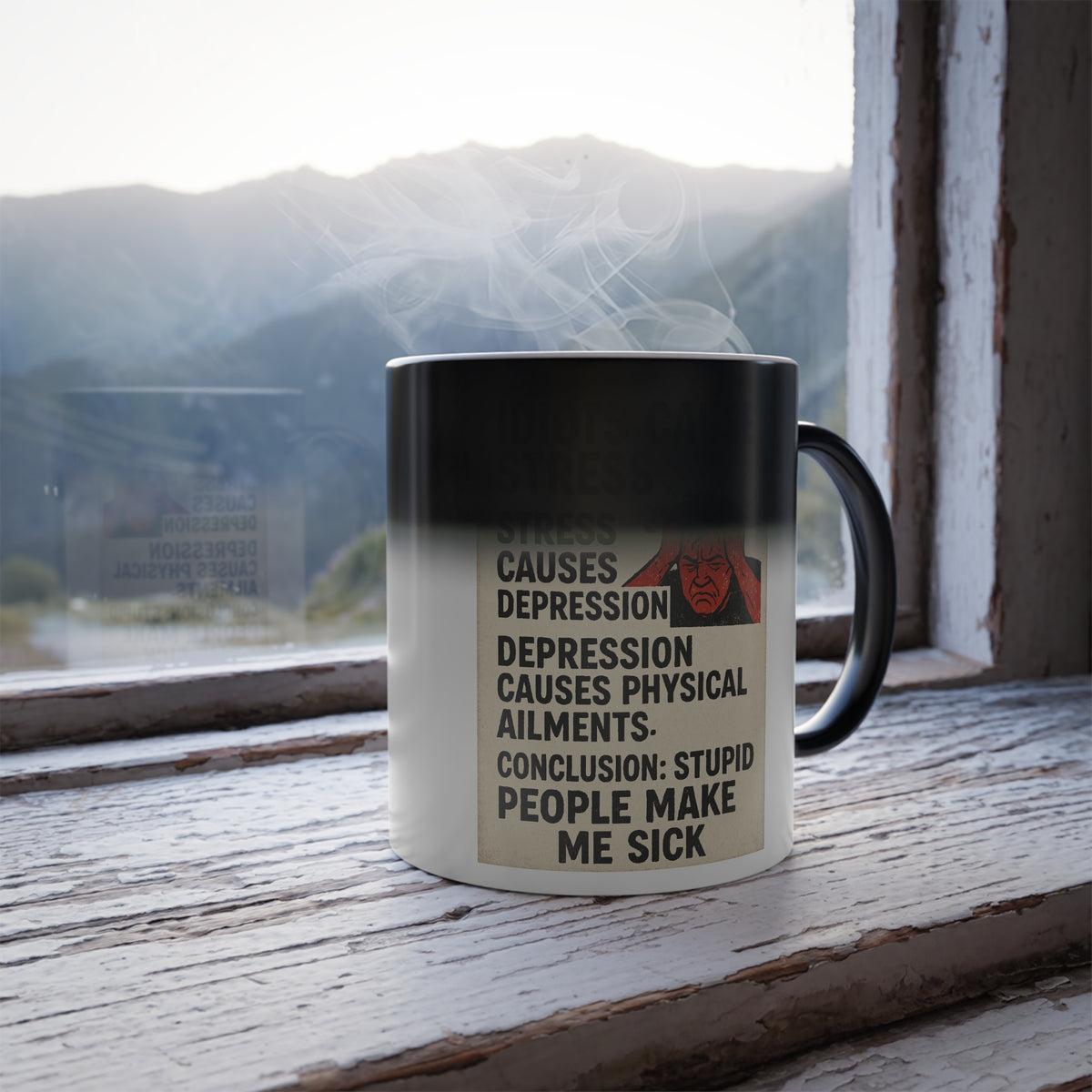 Stupid People Color Changing Mug