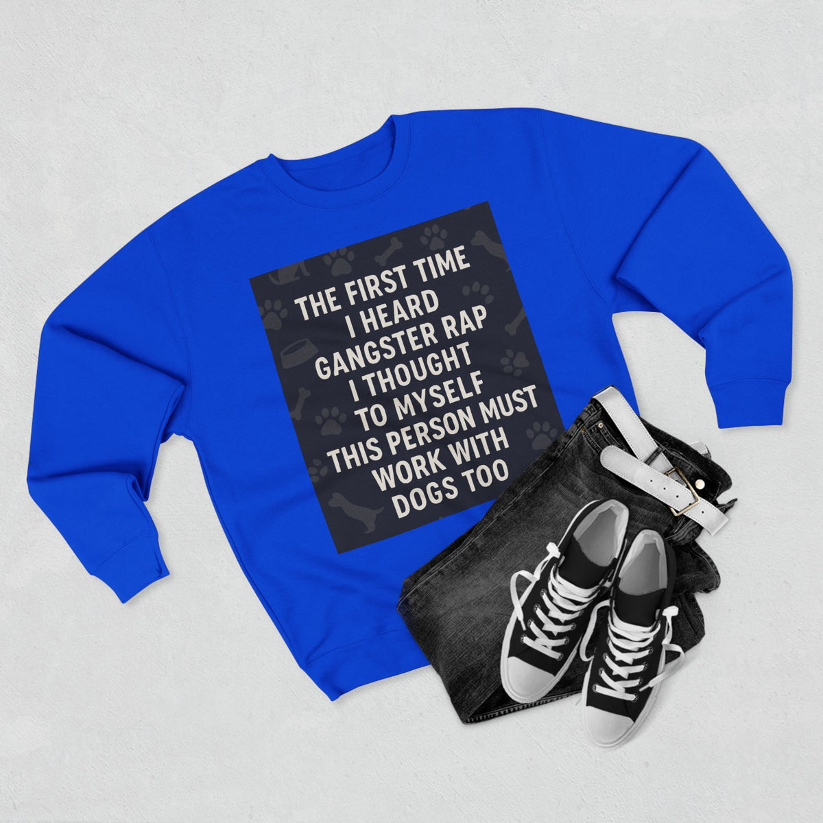 Gangster Rap Unisex Crewneck Sweatshirt