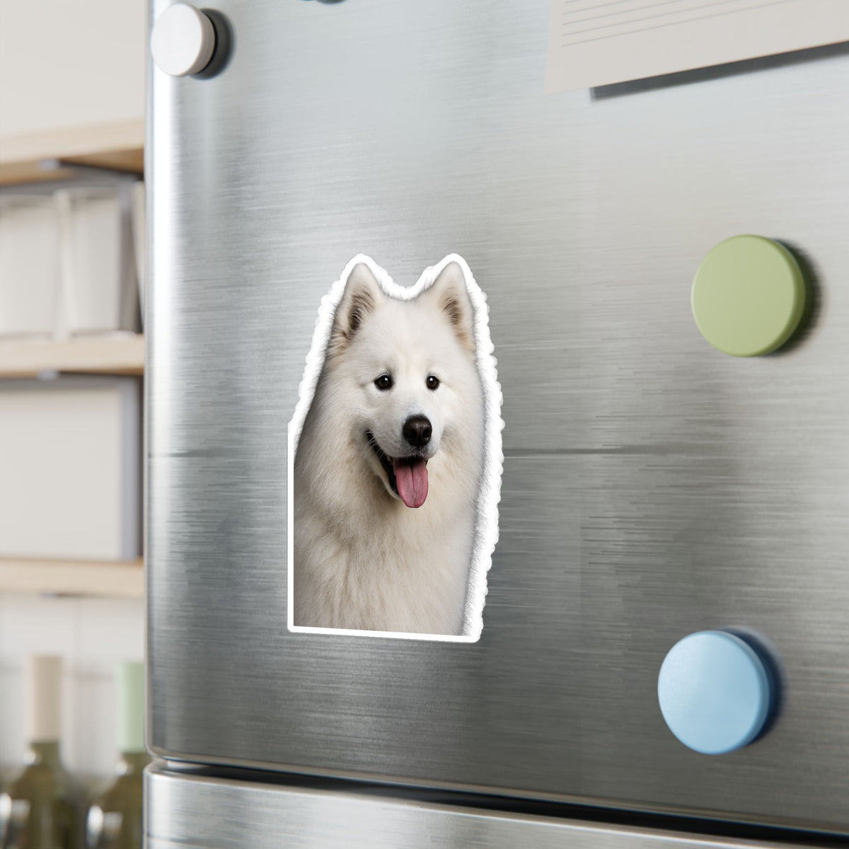 Samoyed Head Vinyl Decal
