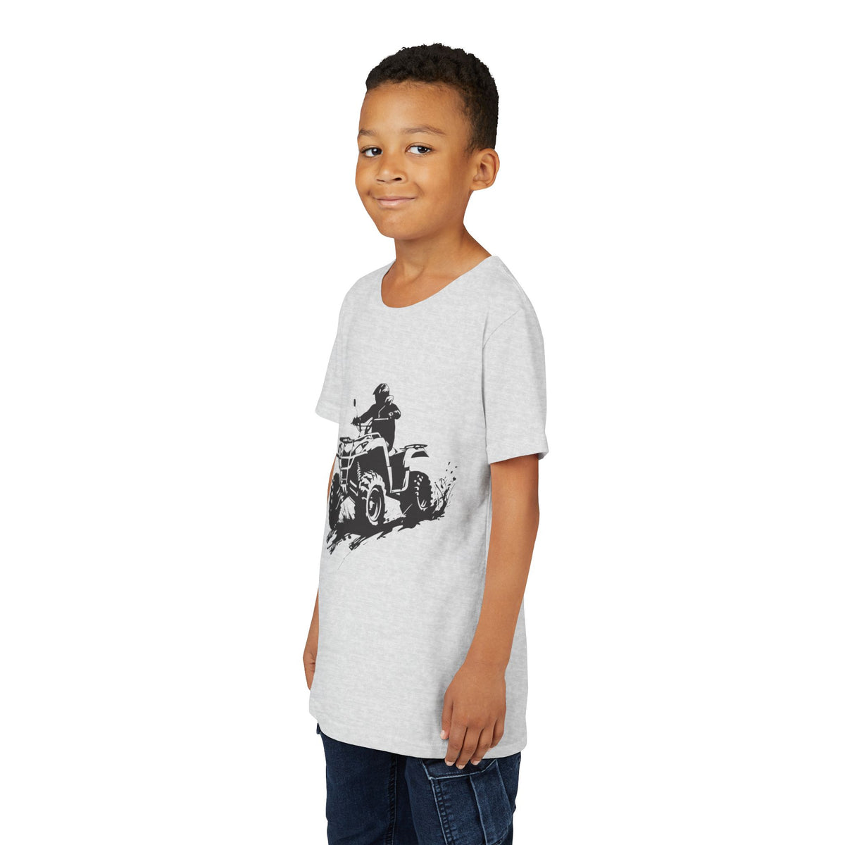 Slingin' Mud Quad Youth Unisex Short Sleeve Crewneck Tee