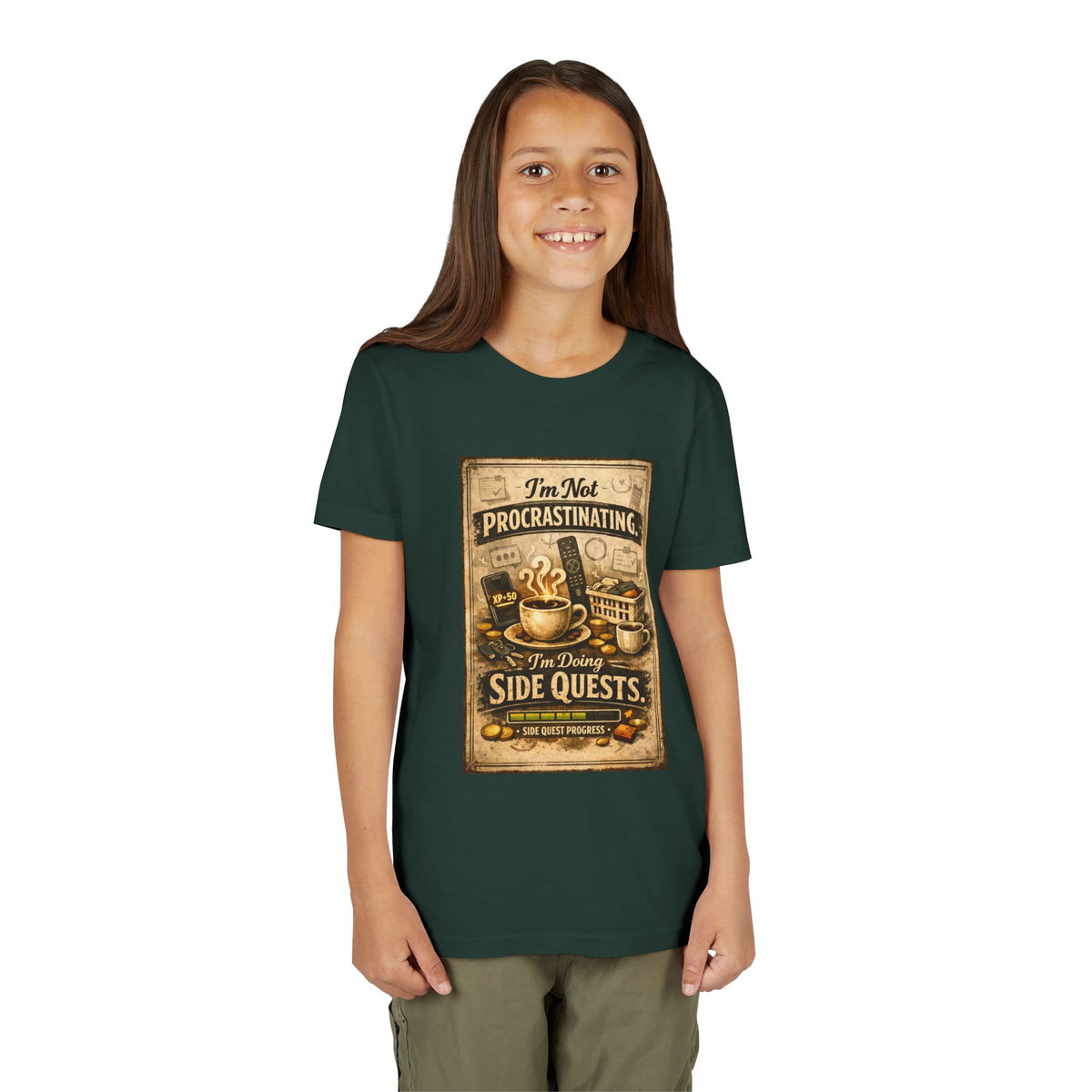 Procrastinating Youth Unisex Short Sleeve Crewneck Tee