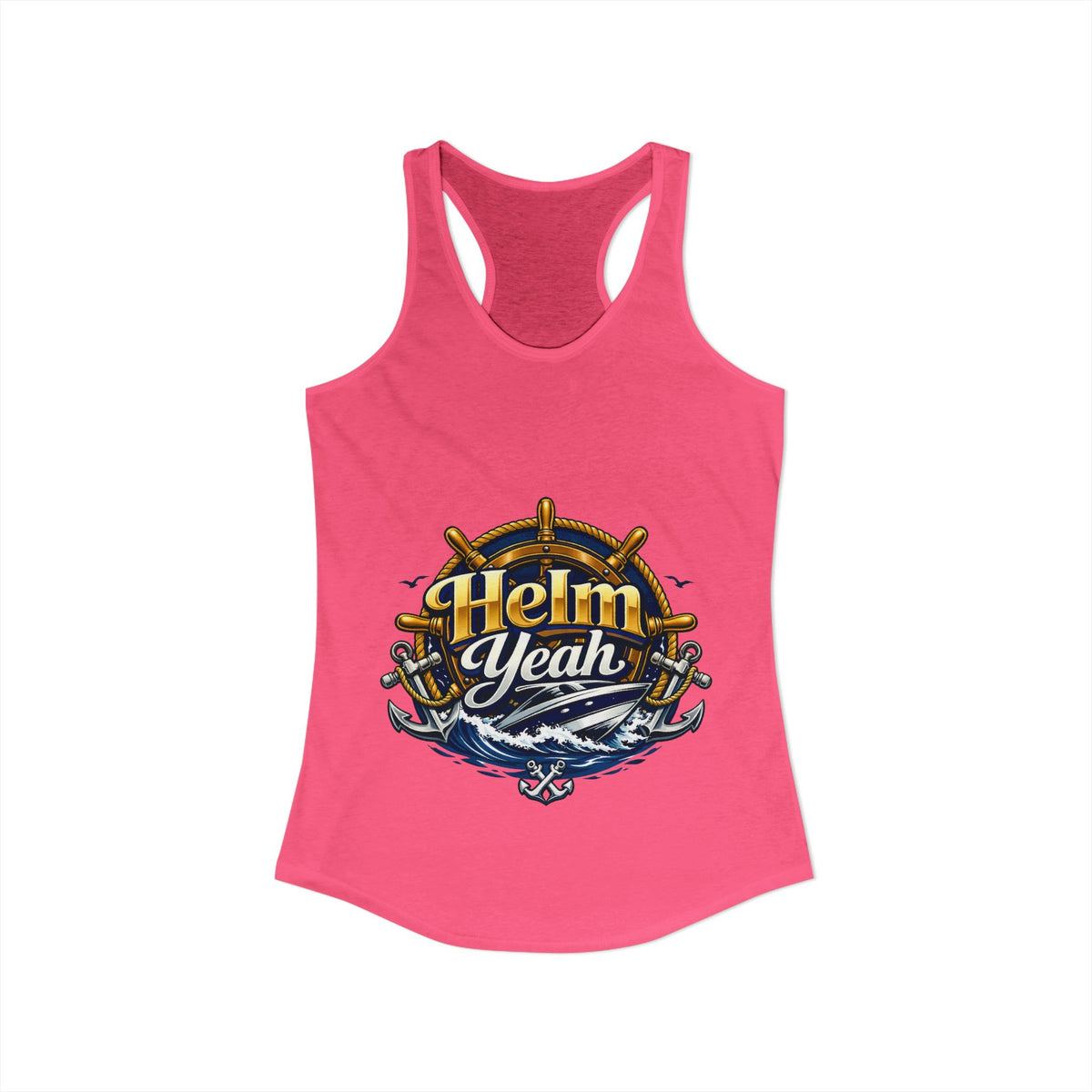 Helm Yeah Women's Racerback Tank