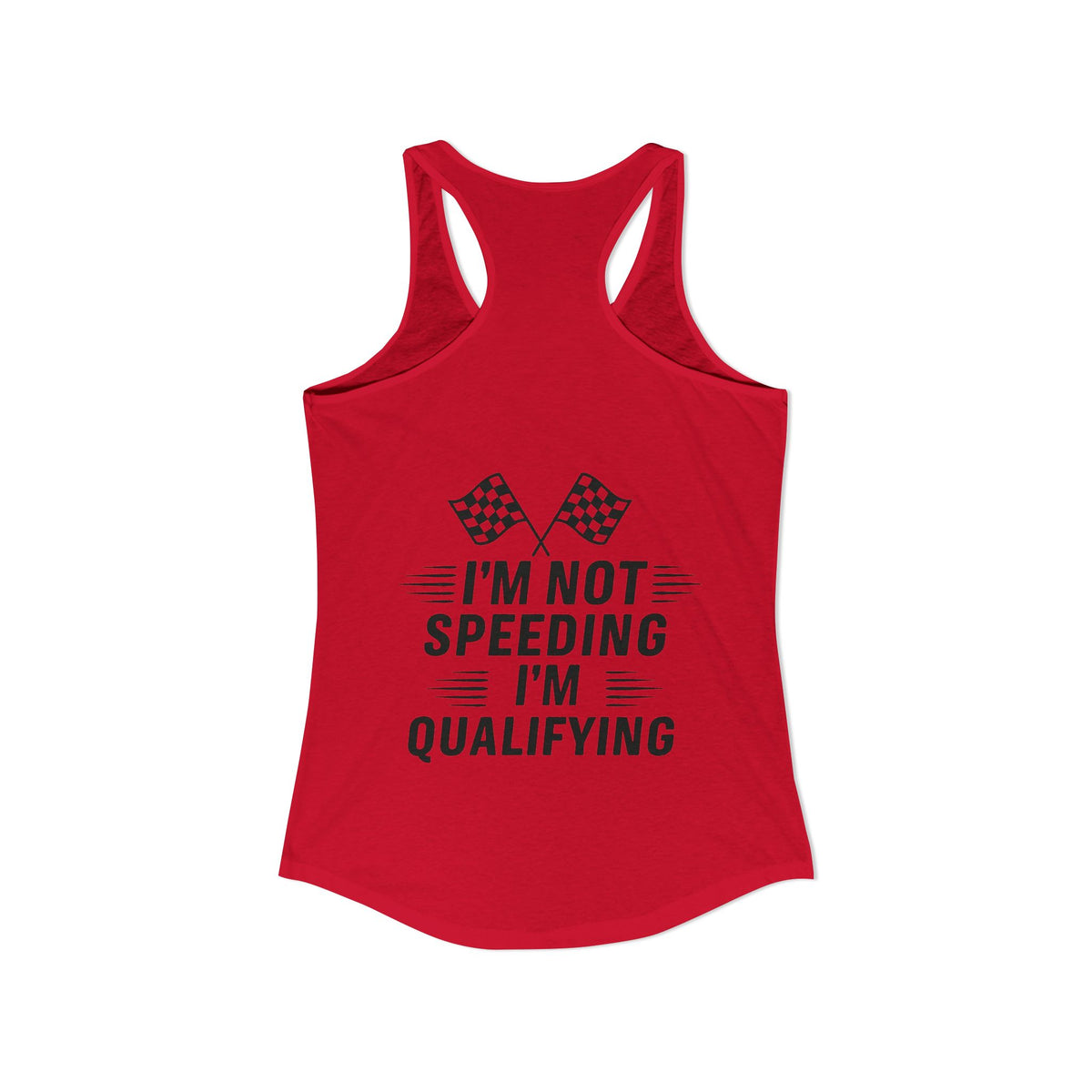 I'm Qualifying Women's Racerback Tank