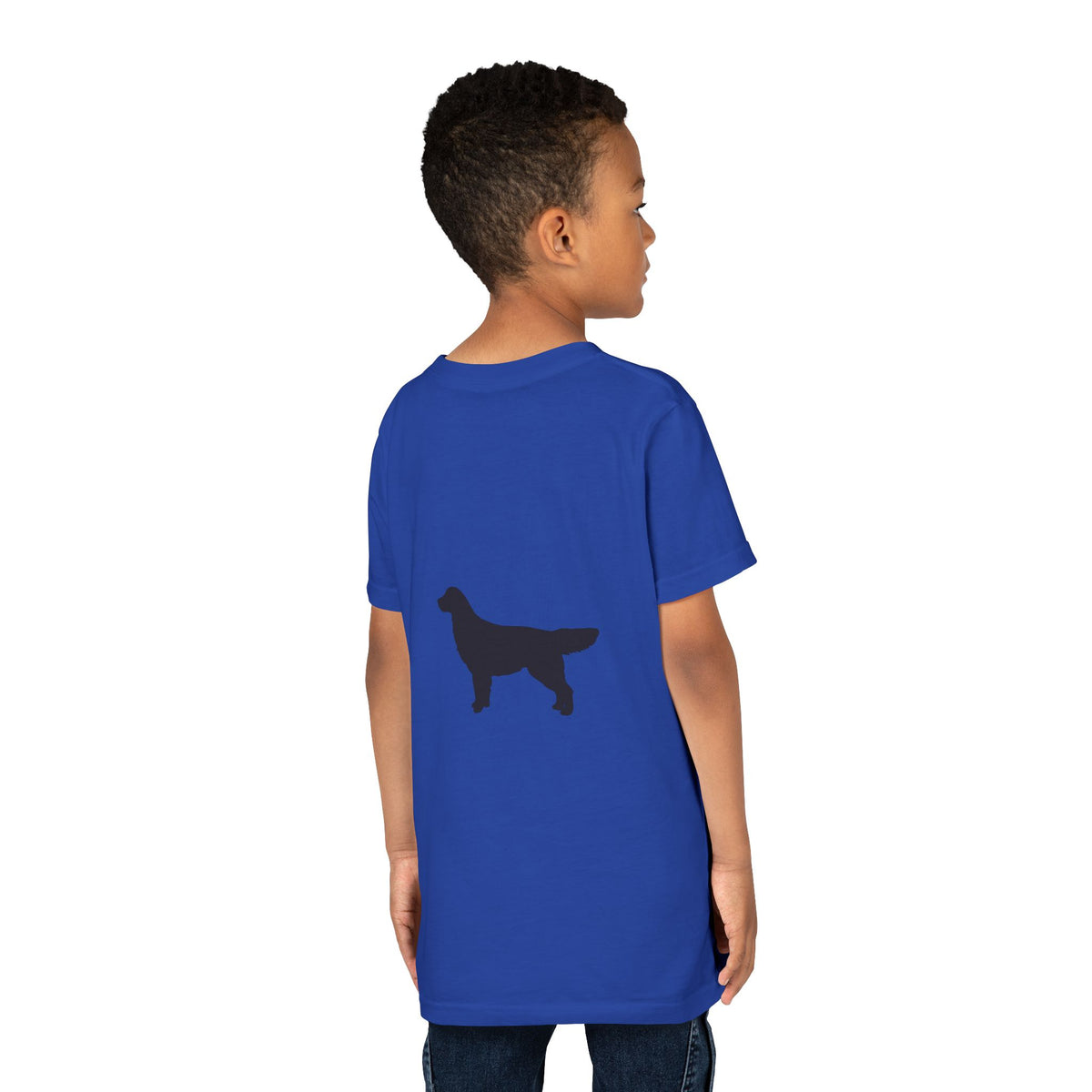 Golden Silhouette Youth Unisex Short Sleeve Crewneck Tee