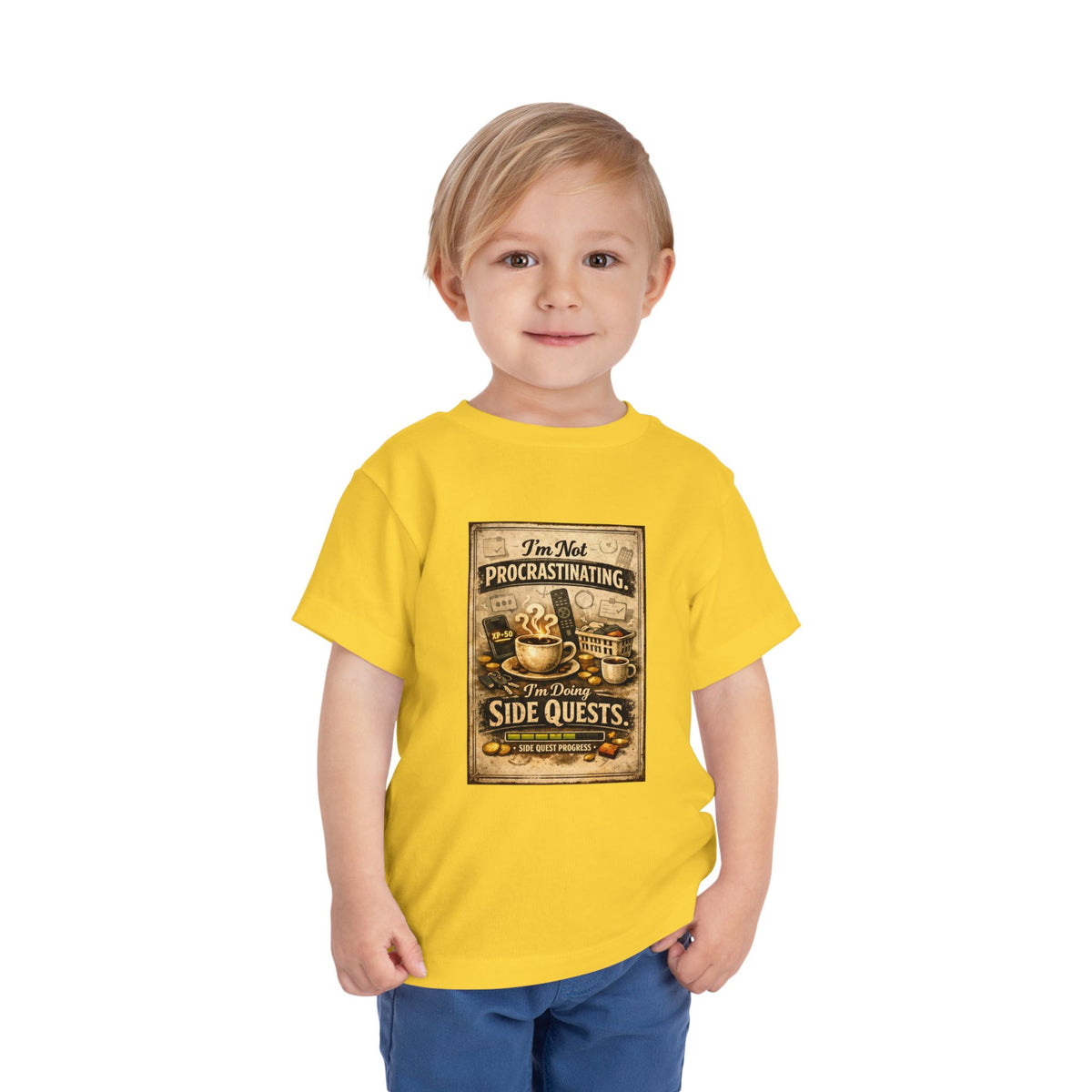 Procrastinating Toddler Unisex Short Sleeve Crewneck Tee
