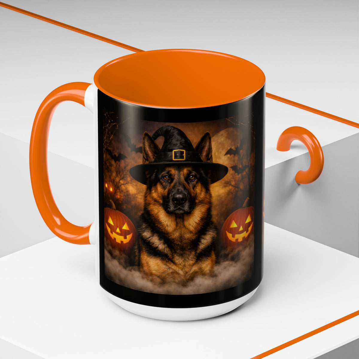 Witch Hat Pack German Shepherd 2-Tone Coffee Mug