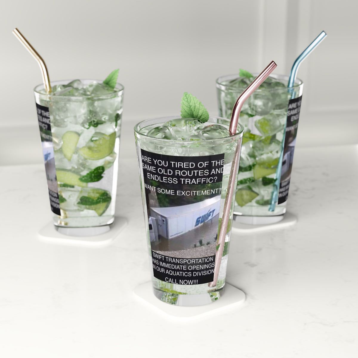 Swift Aquatics Drinking Glass